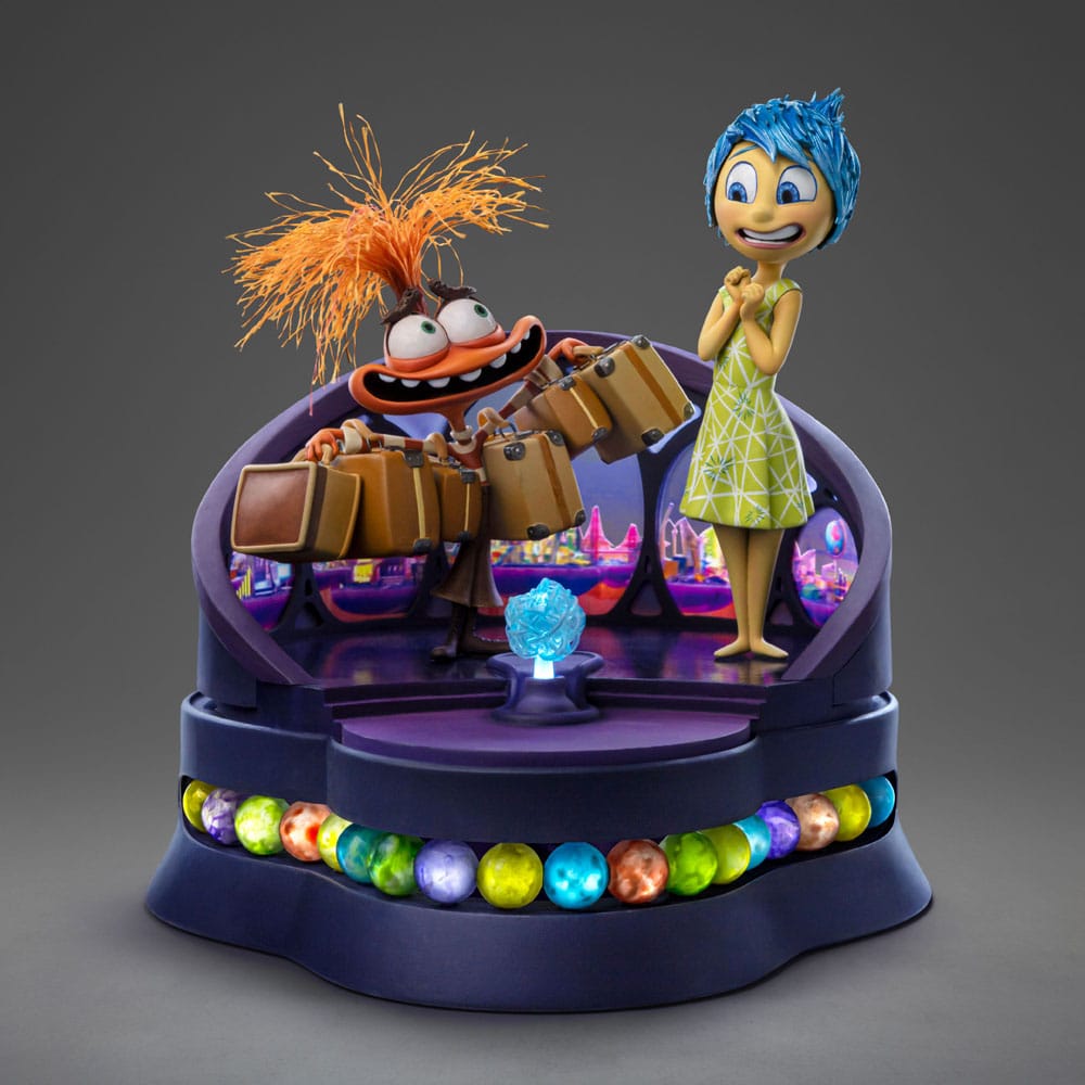 Vice-versa 2 statuette 1/10 Deluxe Art Scale Joy and Anxiety 26 cm