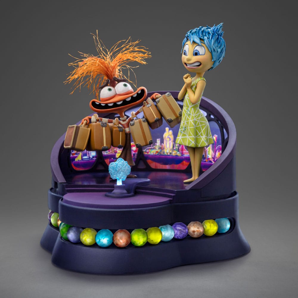 Vice-versa 2 statuette 1/10 Deluxe Art Scale Joy and Anxiety 26 cm
