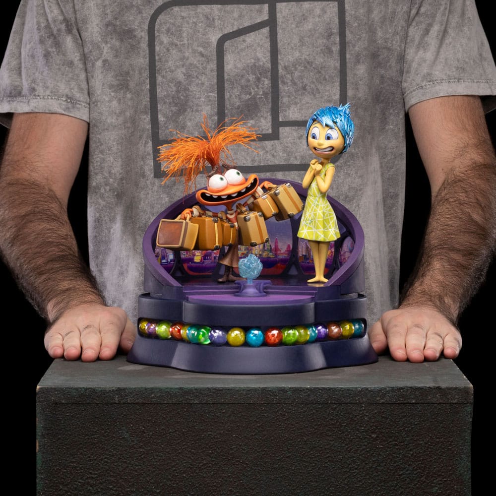 Vice-versa 2 statuette 1/10 Deluxe Art Scale Joy and Anxiety 26 cm