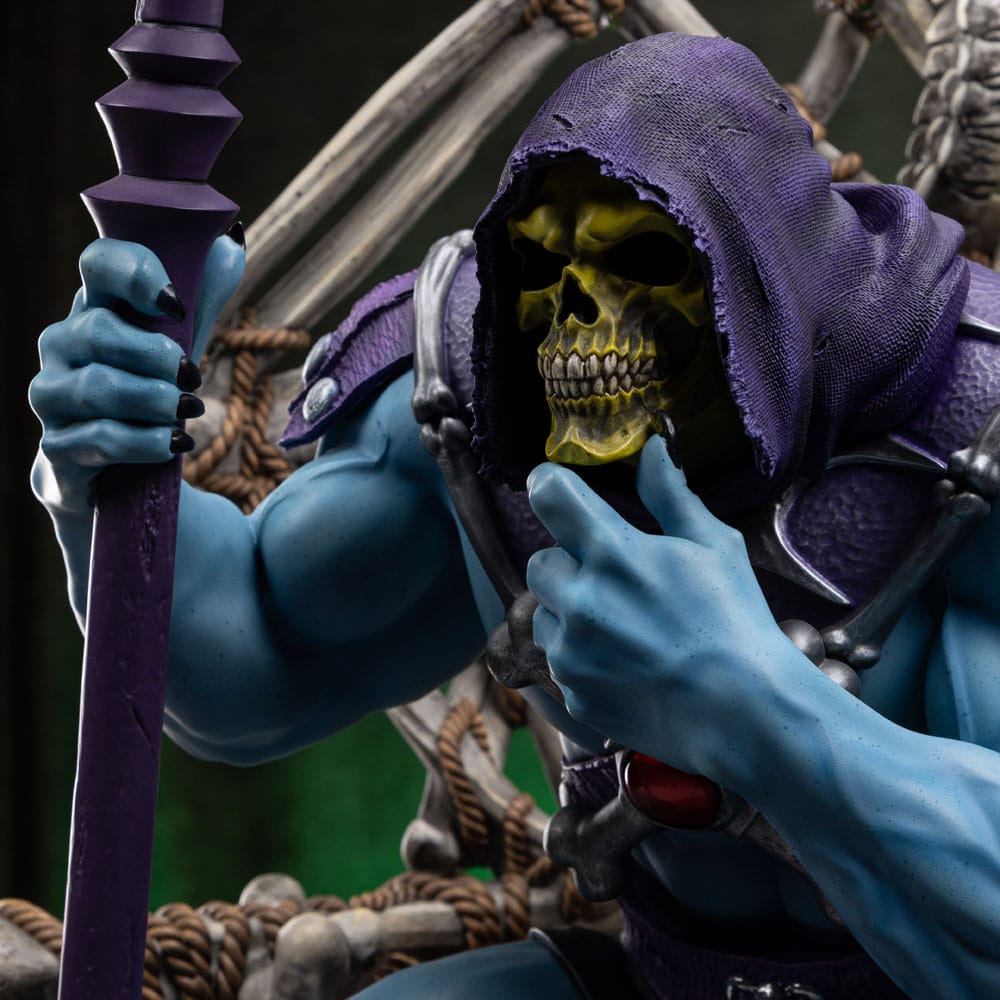 Iron Studios - Prime Scale 1/3 - Les Maîtres de l'Univers - Skeletor sur son trône Statue 67cm