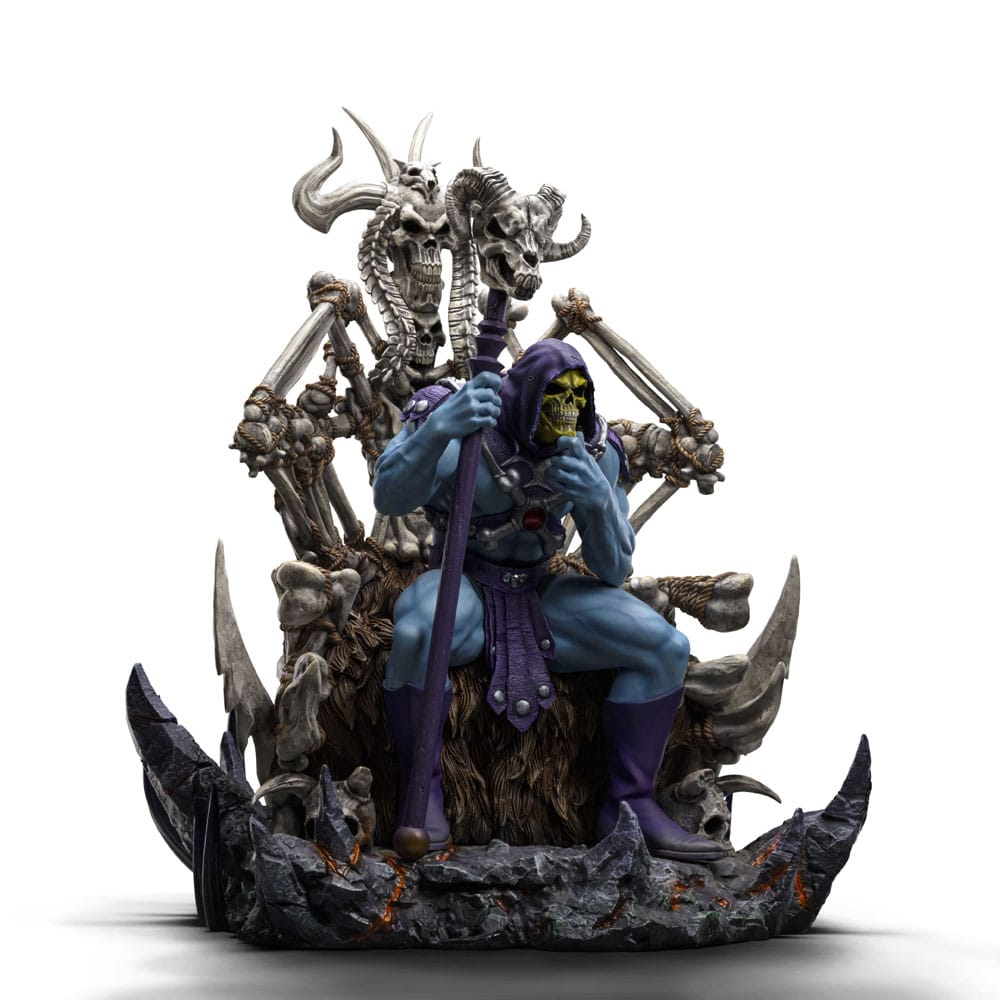 Iron Studios - Prime Scale 1/3 - Les Maîtres de l'Univers - Skeletor sur son trône Statue 67cm