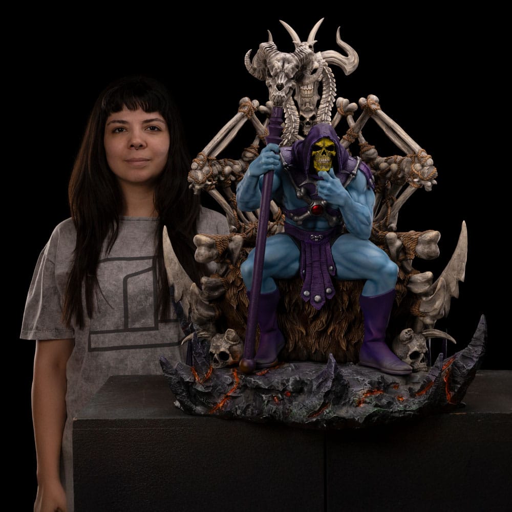 Iron Studios - Prime Scale 1/3 - Les Maîtres de l'Univers - Skeletor sur son trône Statue 67cm
