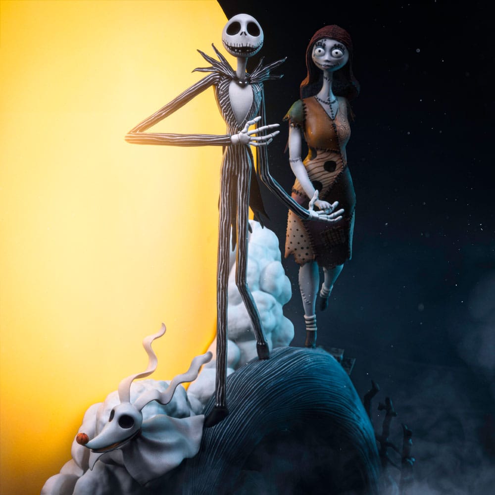 L´etrange Noël de Mr. Jack statuette 1/10 Deluxe Art Scale Jack and Sally 39 cm
