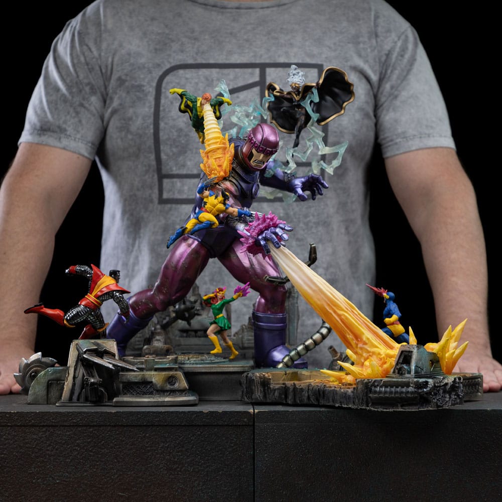 Marvel statuette 1/20 Demi Art Scale X-Men Danger Room Diorama A 42 cm