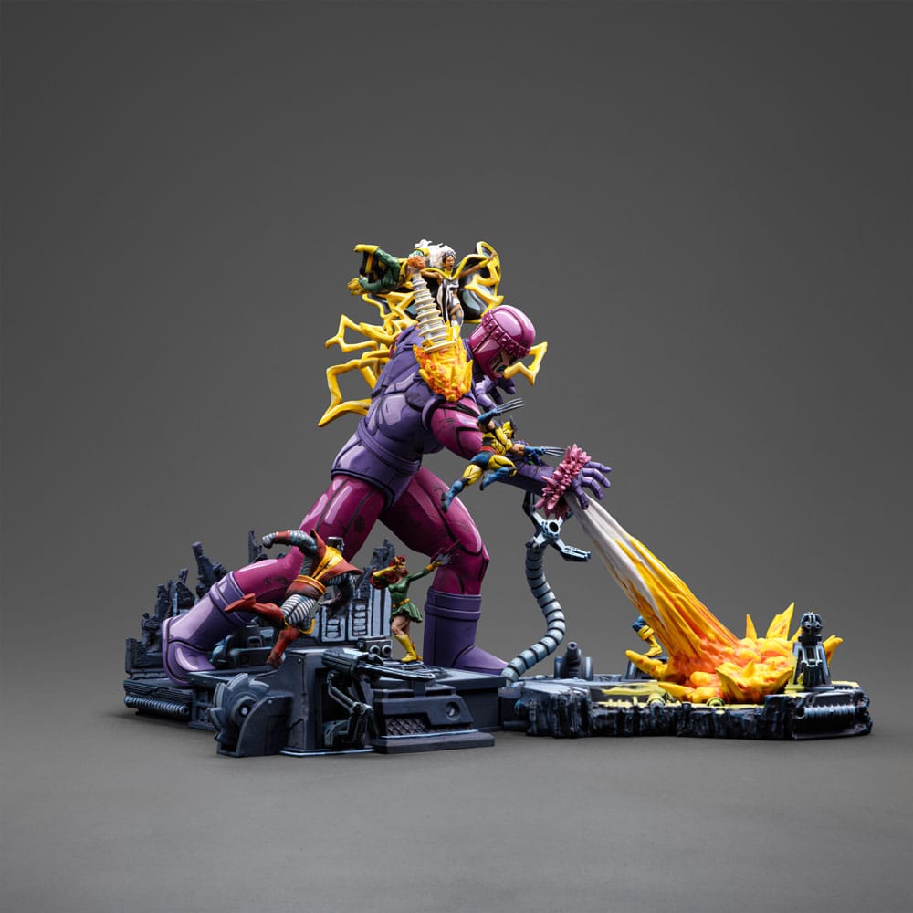 Marvel statuette 1/20 Demi Art Scale X-Men Danger Room Diorama A (Comics Color Variant) 42 cm