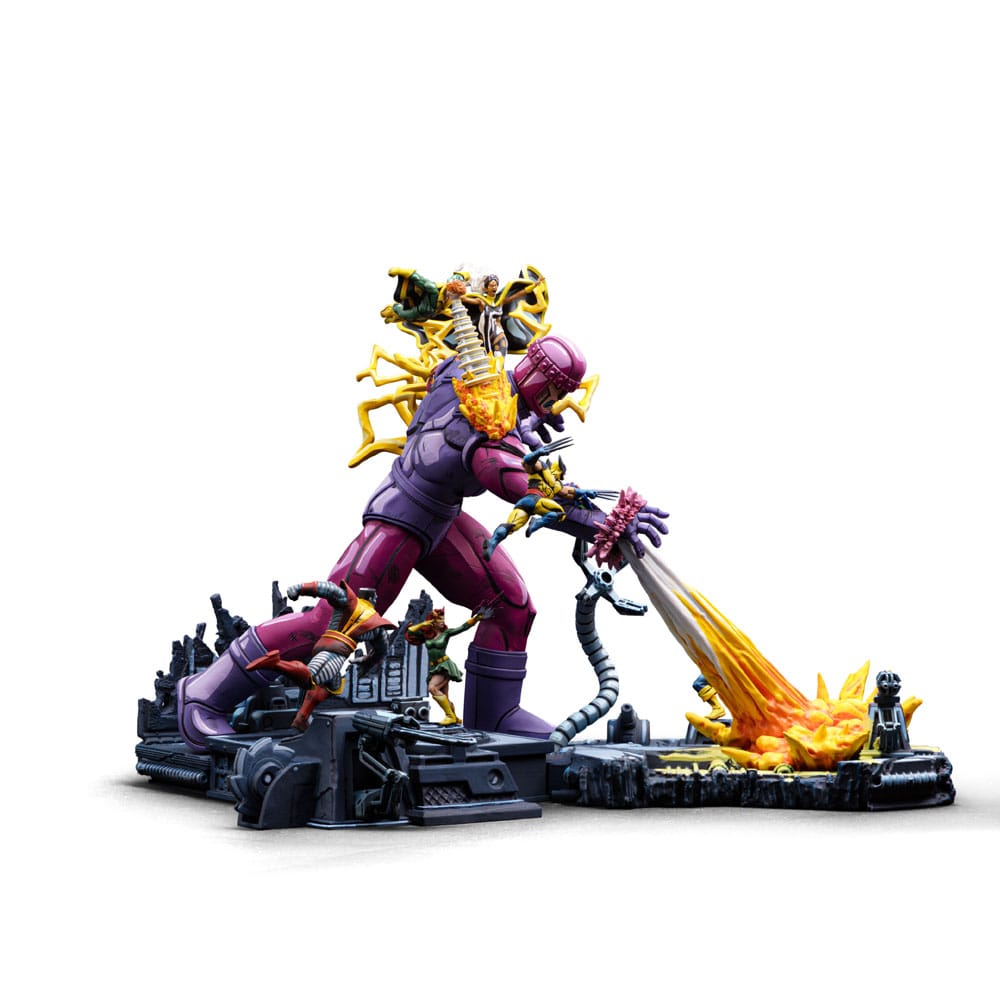 Marvel statuette 1/20 Demi Art Scale X-Men Danger Room Diorama A (Comics Color Variant) 42 cm