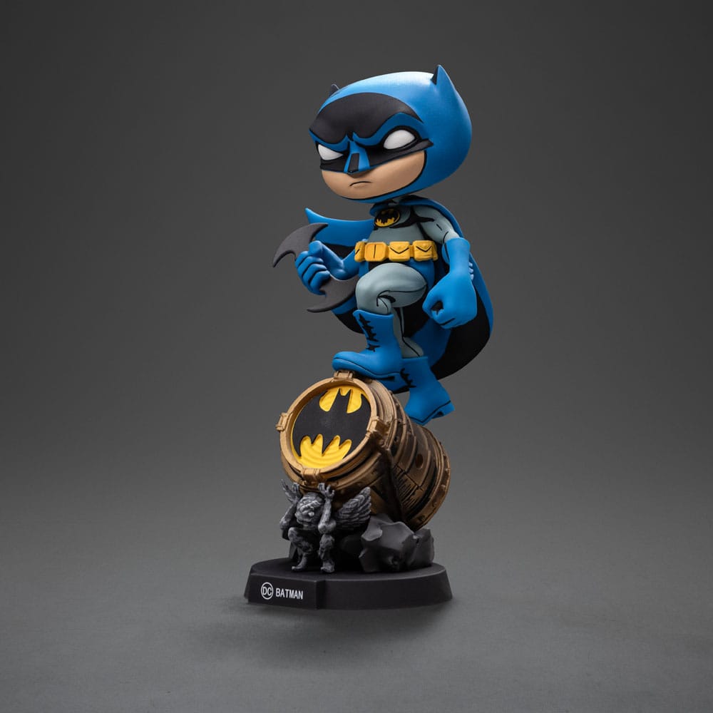 Batman figurine Mini Co. PVC Batman on Bat-Signal (Blue Variant) 15 cm