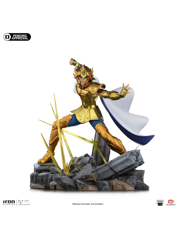Iron Studios - Art Scale 1/10 - Saint Seiya - Leo Aiolia Statue 23cm