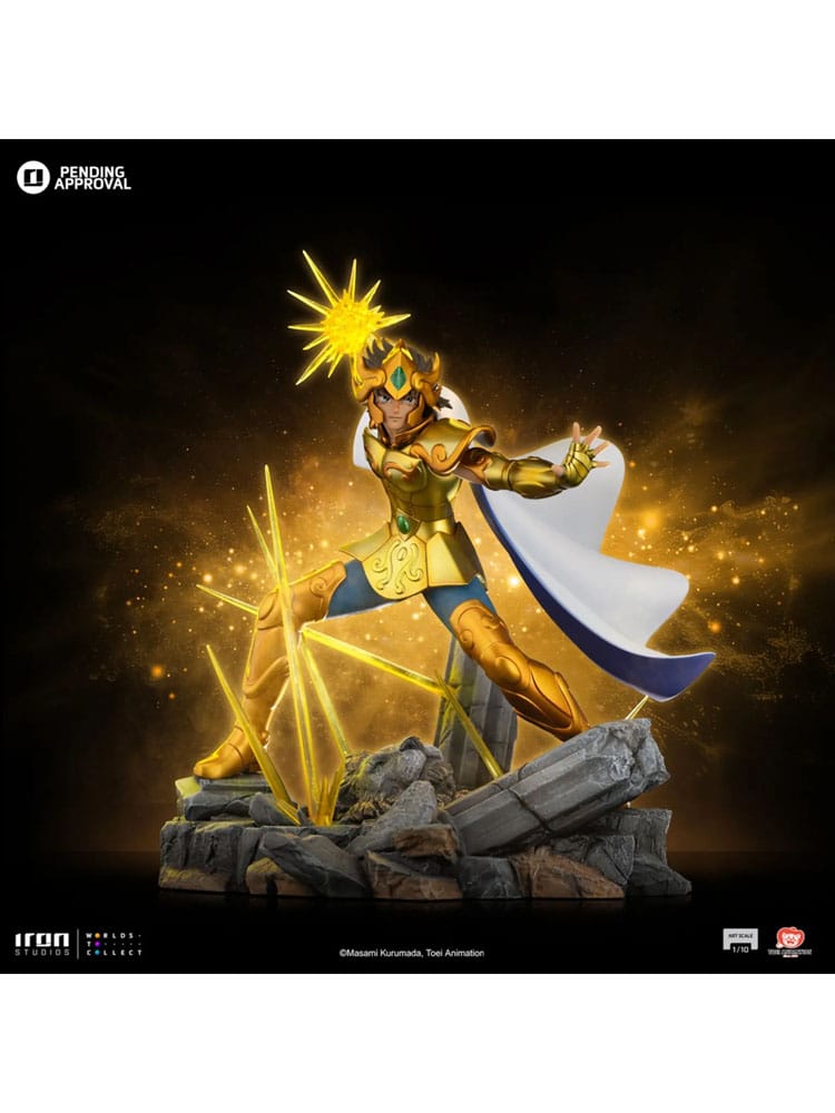 Iron Studios - Art Scale 1/10 - Saint Seiya - Leo Aiolia Statue 23cm