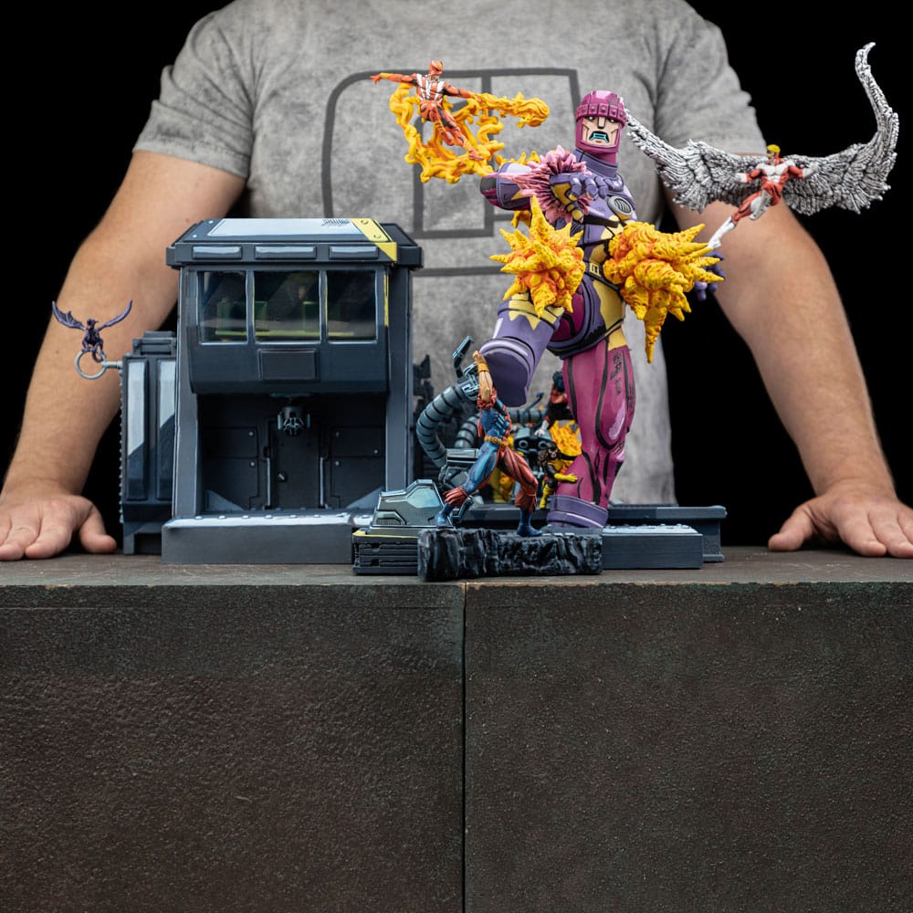 Marvel statuette 1/20 Demi Art Scale X-Men Danger Room Diorama B (Comic Version) 43 cm