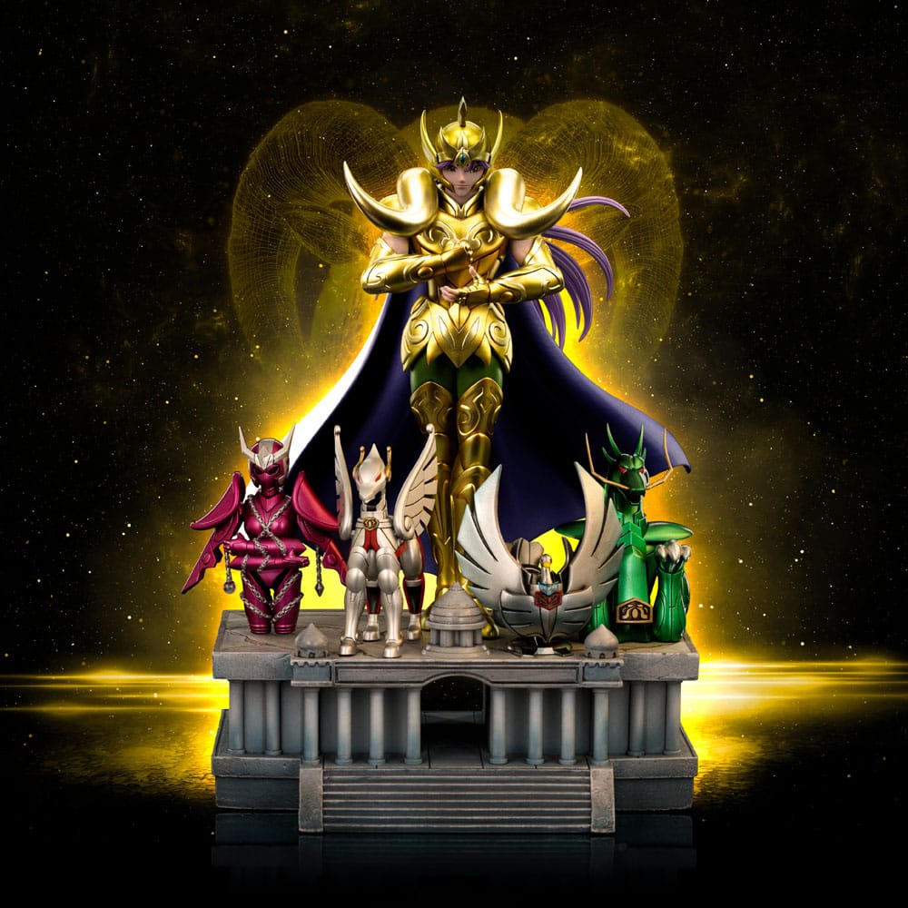 Iron Studios - Deluxe Art Scale 1/10 - Saint Seiya - Aries Mu Statue 27cm