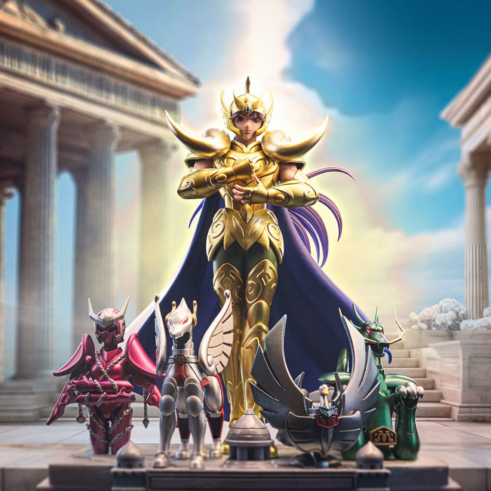 Iron Studios - Deluxe Art Scale 1/10 - Saint Seiya - Aries Mu Statue 27cm