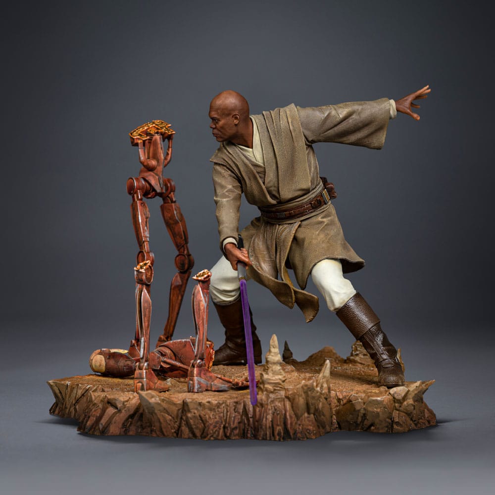 Iron Studios - Art Scale 1/10 - Star Wars: The Clone Wars - Mace Windu Statue 19cm