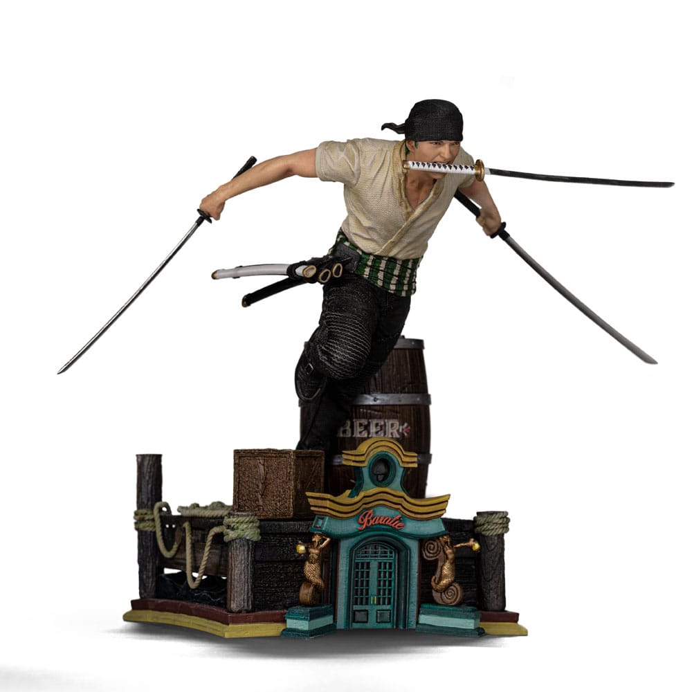Iron Studios - Art Scale 1/10 - Netflix: One Piece - Roronoa Zoro Statue 19cm