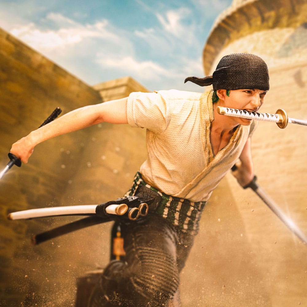 Iron Studios - Art Scale 1/10 - Netflix: One Piece - Roronoa Zoro Statue 19cm