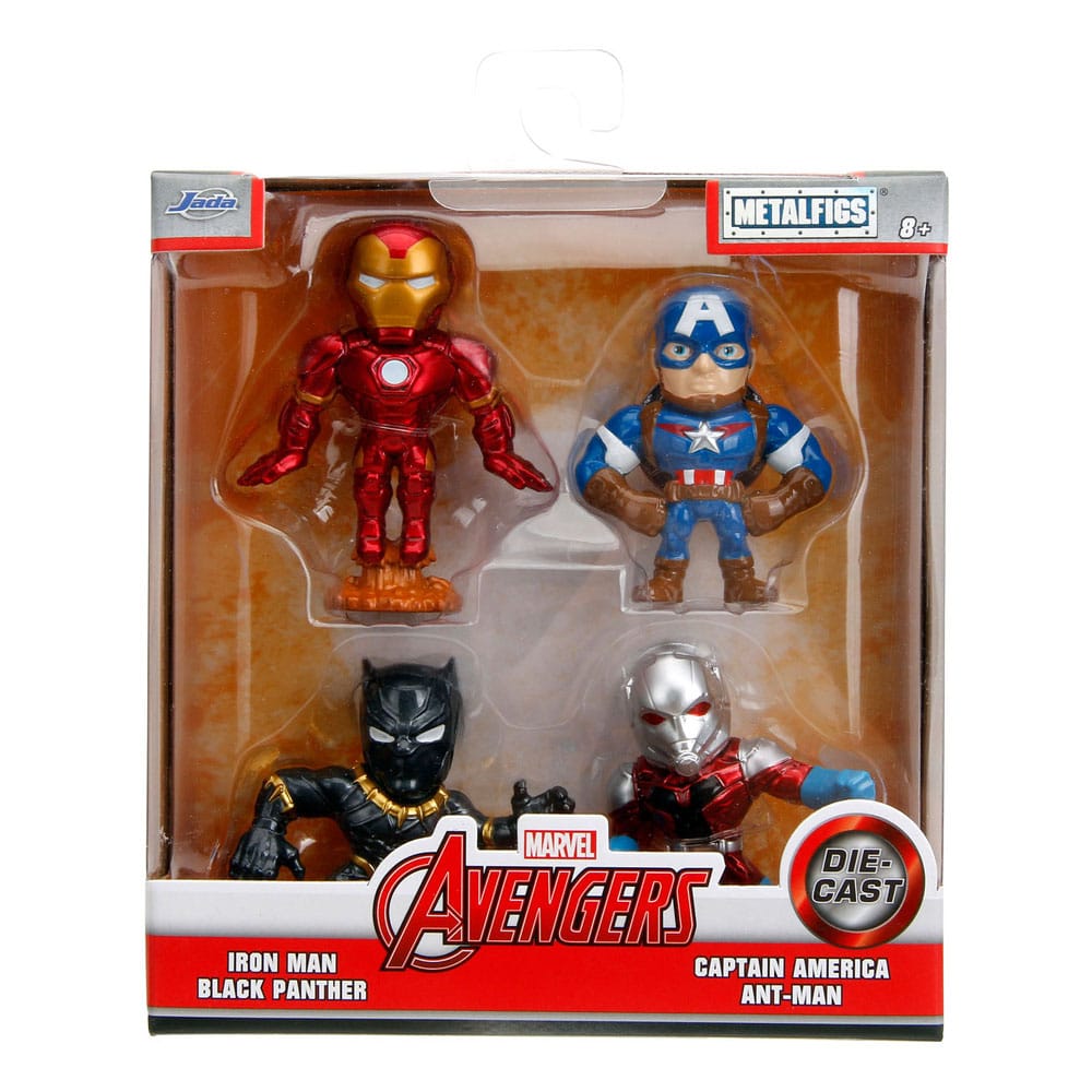Avengers pack 4 figurines Diecast Nano Metalfigs 6 cm