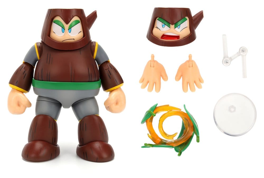 Mega Man figurine Wood Man 11 cm
