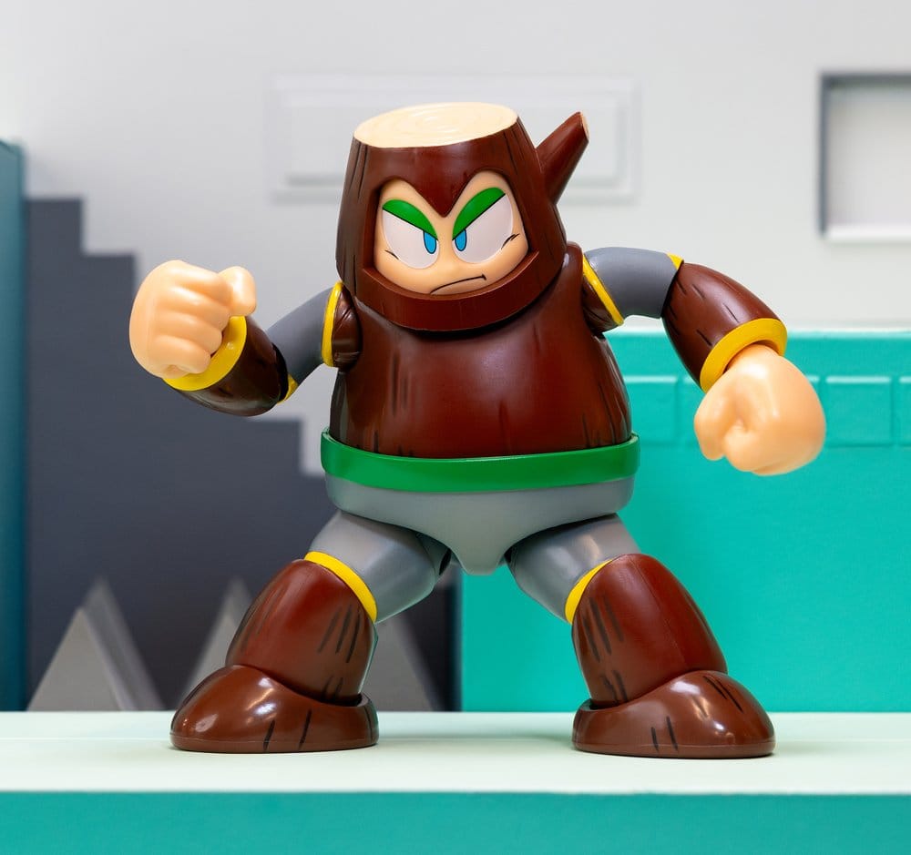 Mega Man figurine Wood Man 11 cm