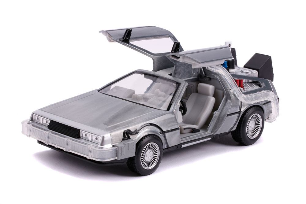 Retour vers le Futur II DeLorean Time Machine 1/24 métal Hollywood Rides