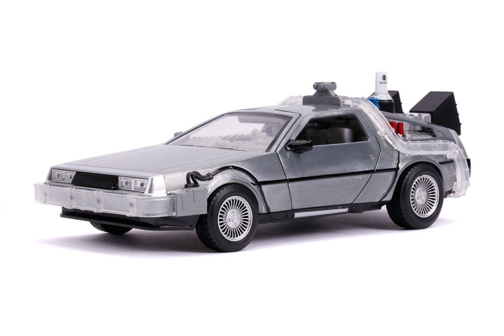 Retour vers le Futur II DeLorean Time Machine 1/24 métal Hollywood Rides