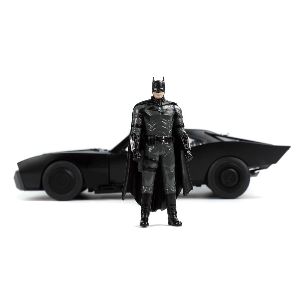 Batman 2022 1/18 Hollywood Rides 2022 Batmobile métal avec figurine