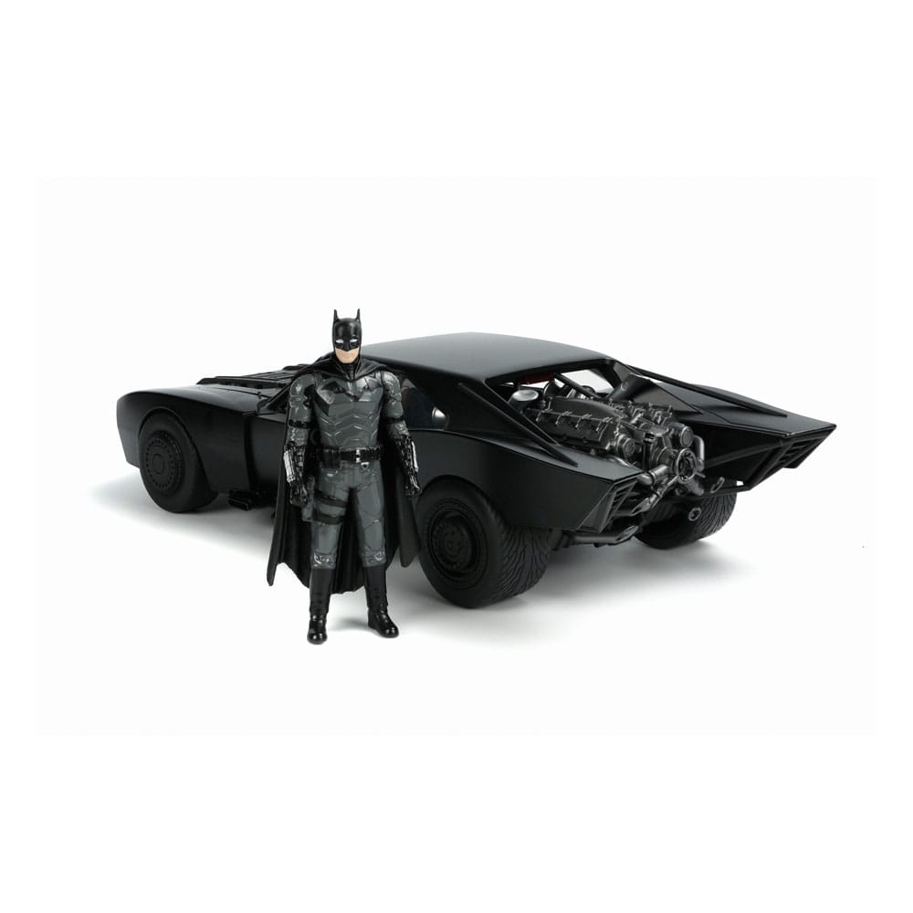 Batman 2022 1/18 Hollywood Rides 2022 Batmobile métal avec figurine