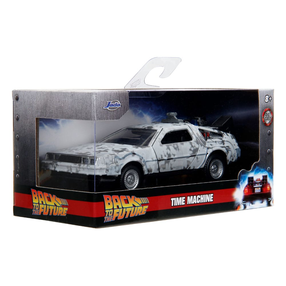 Retour vers le Futur DeLorean Time Machine Frost 1/32 métal Hollywood Rides
