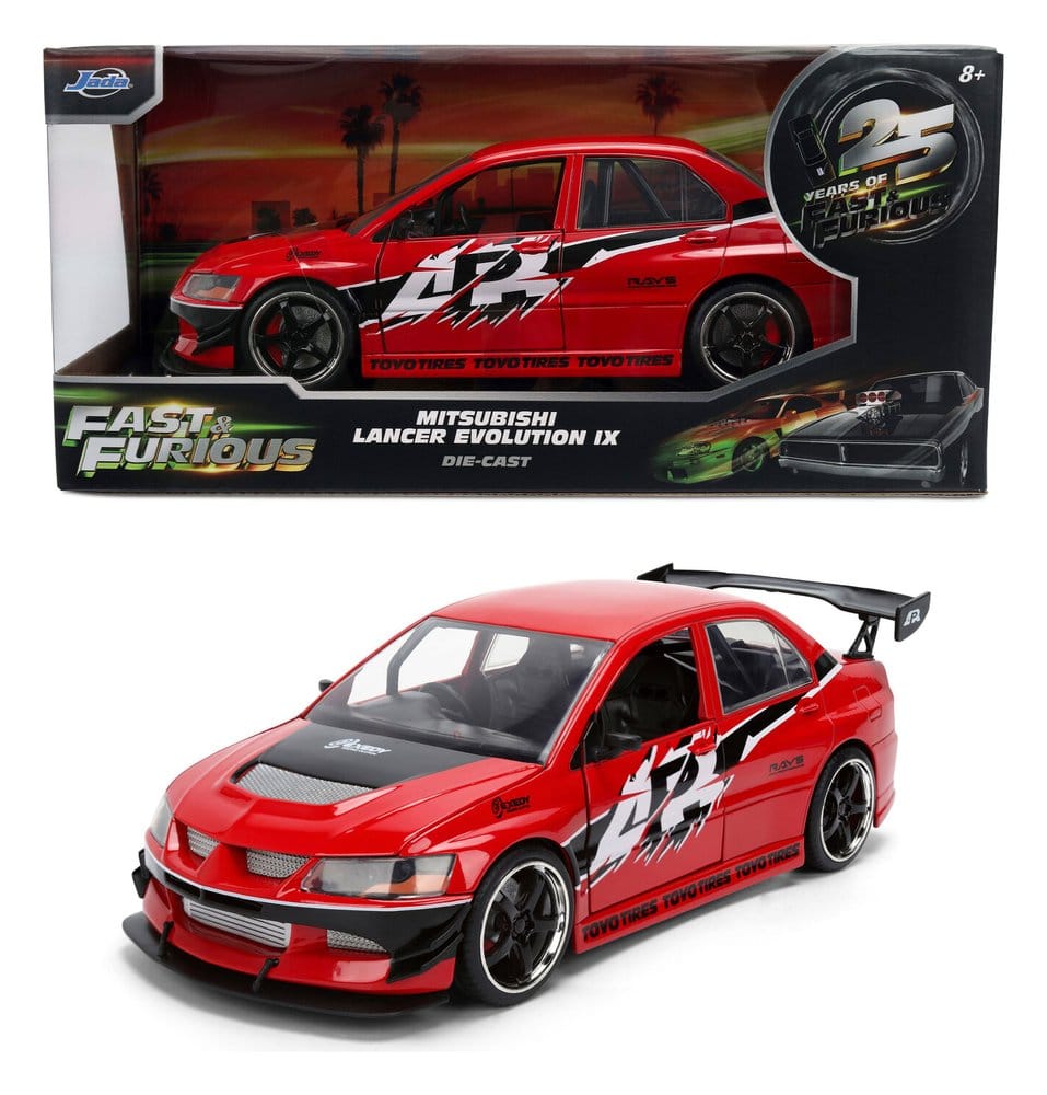 Fast & Furious Diecast Véhicule 1:24 2006 Mitsubishi Lancer 19 cm