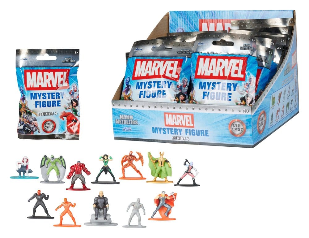 Marvel Blind Box présentoir figurines mini Wave 4 (24)