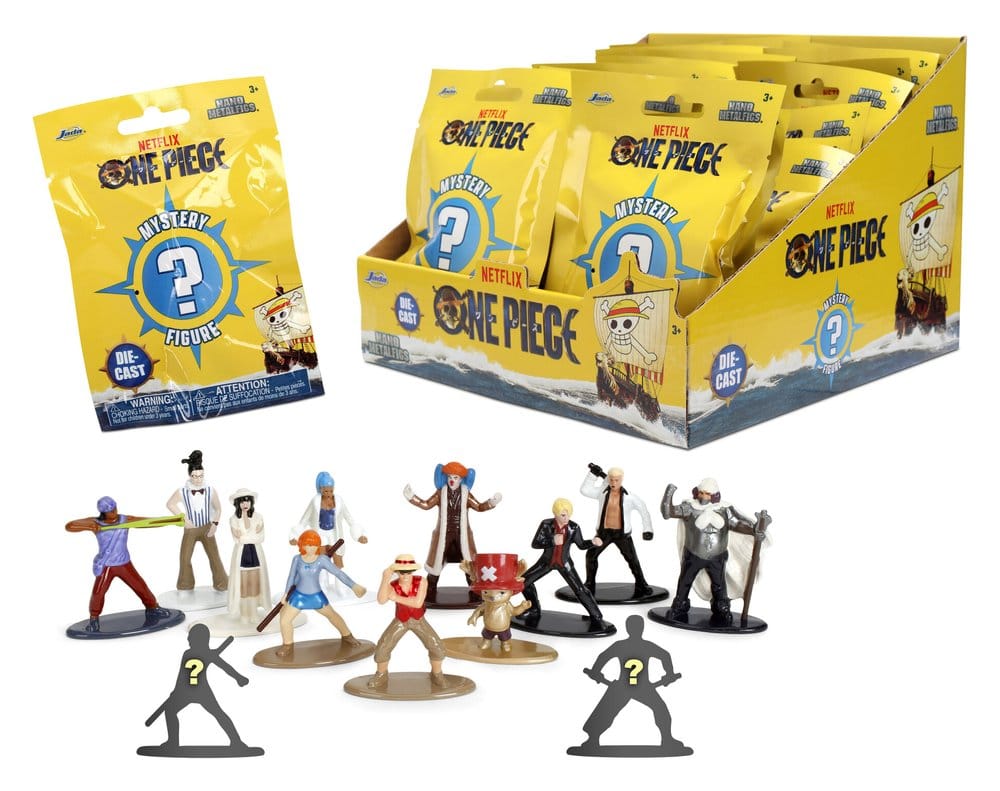 One Piece Nano Metalfigs présentoir figurines mini Blind Pack 5 cm (24)