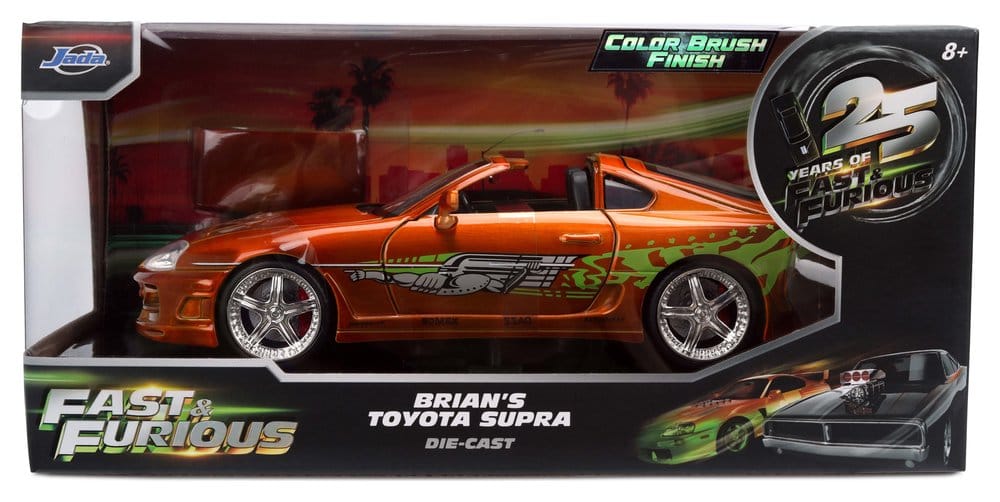Fast & Furious Véhicule Diecast 1/24 Anniversary Toyota Supra 9 cm