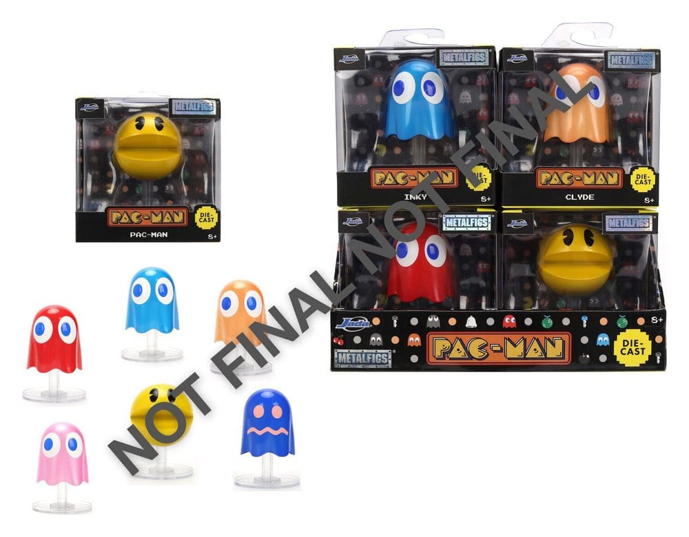 Pac-Man présentoir figurines mini Wave 1 6 cm (12)
