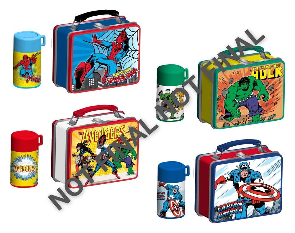 Marvel Lunch Time Collectibles présentoir figurines mini 6 cm (12)