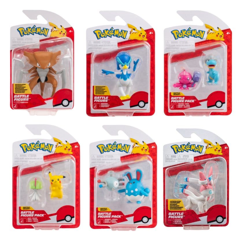 Pokémon Battle Figure assortiment (6) figurines ver. 21