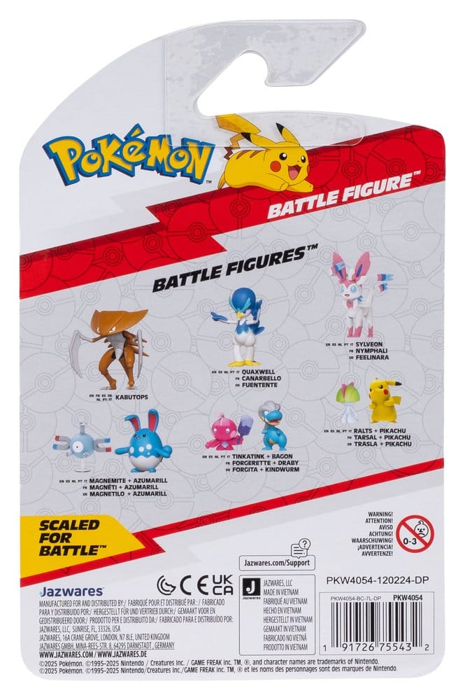 Pokémon Battle Figure assortiment (6) figurines ver. 21