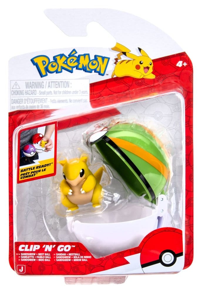 Pokémon Clip 'n' Go minifigurines Poké Balls ver. 22 Assortiment (6)