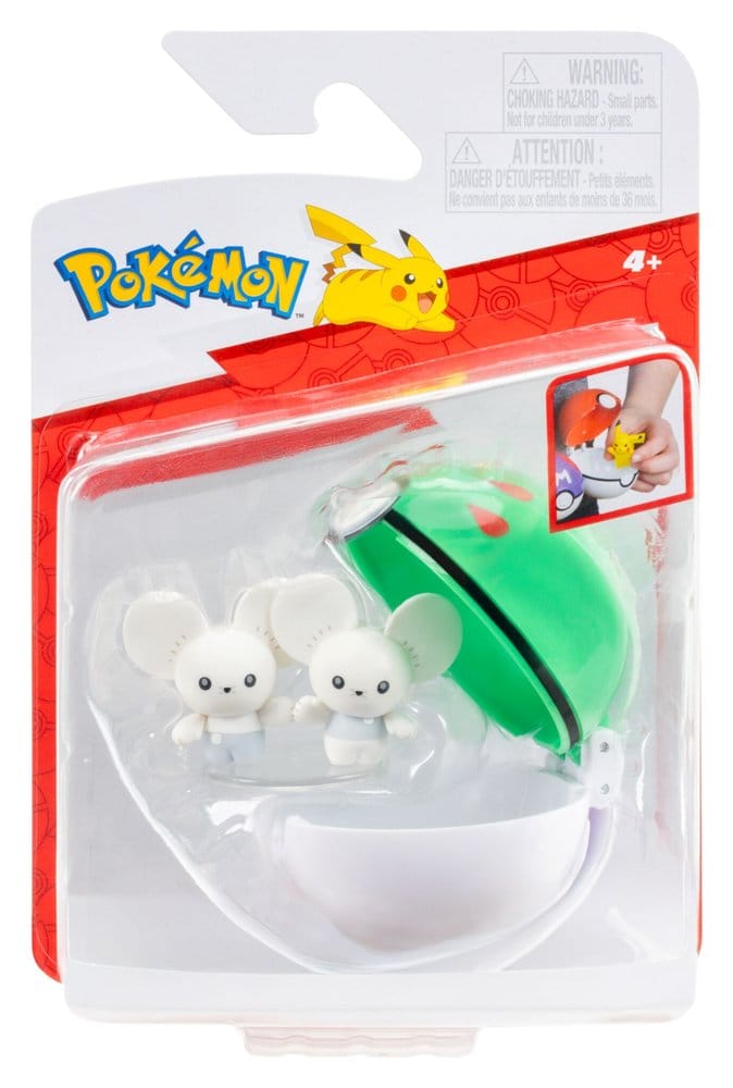 Pokémon Clip 'n' Go assortiment (6) minifigurines Poké Balls ver. 23