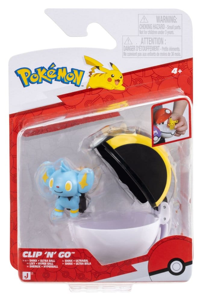 Pokémon Clip 'n' Go assortiment (6) minifigurines Poké Balls ver. 23