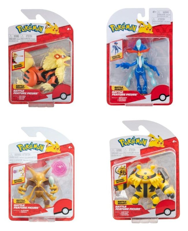 Pokémon Battle Feature Figure assortiment (4) figurines ver. 20