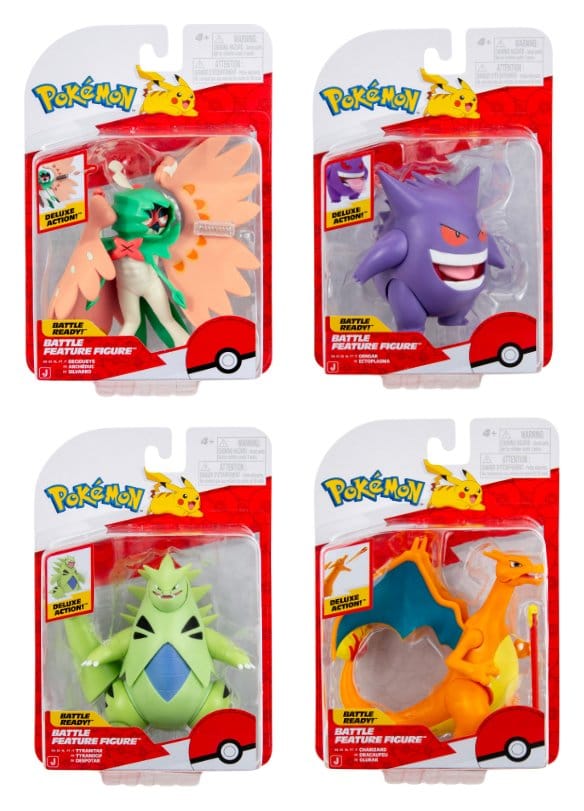 Pokémon Battle Feature Figure assortiment (4) figurines ver. 22