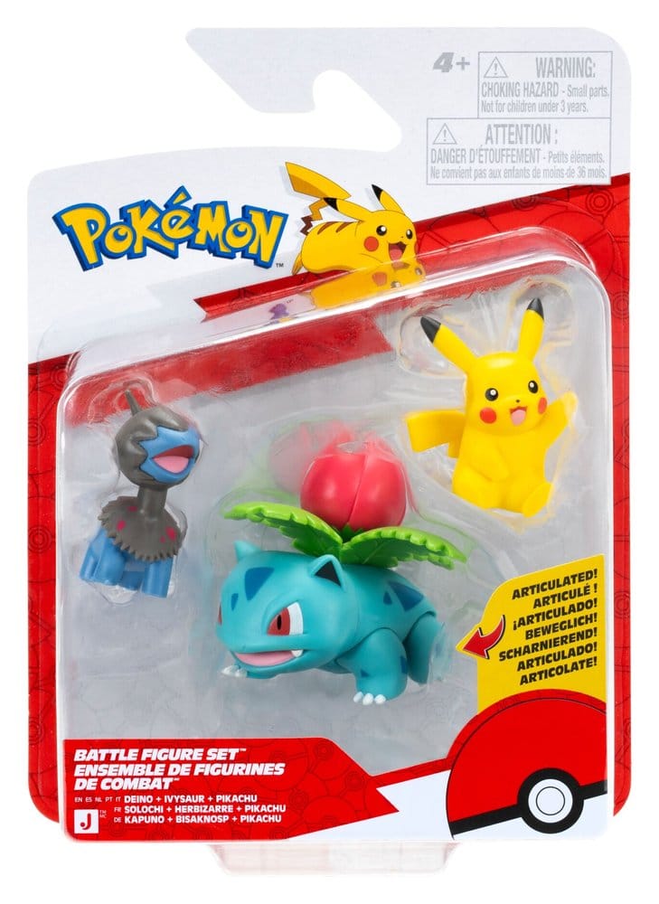 Pokémon Battle Figure assortiment (4) figurines 3-Pack ver. 29