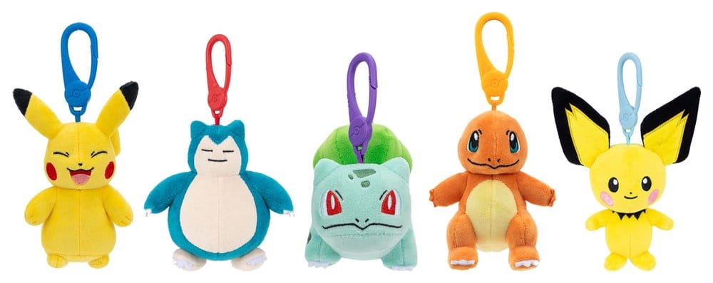 Pokémon peluche Pendentifs Version 14 10 cm assortiment (6)