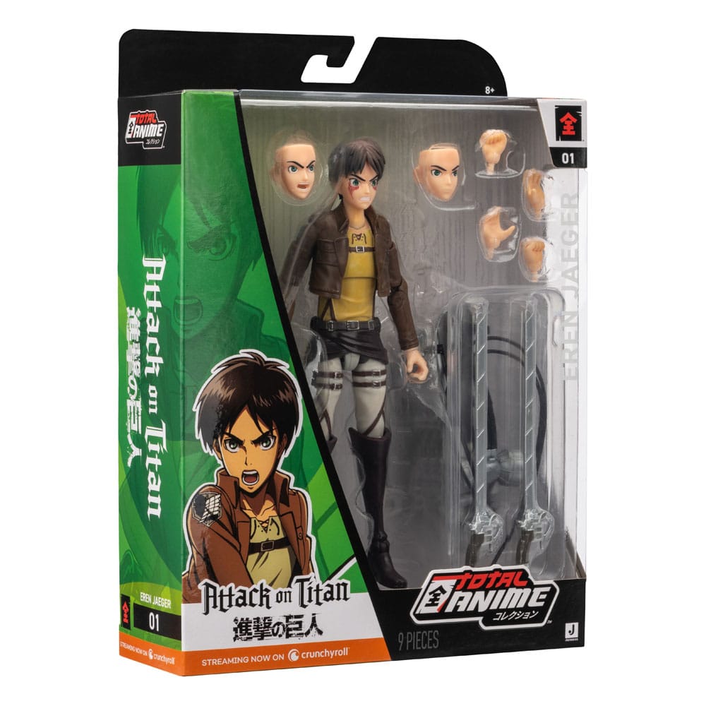 Attack on Titan figurine Total Anime Eren Jaeger 17 cm
