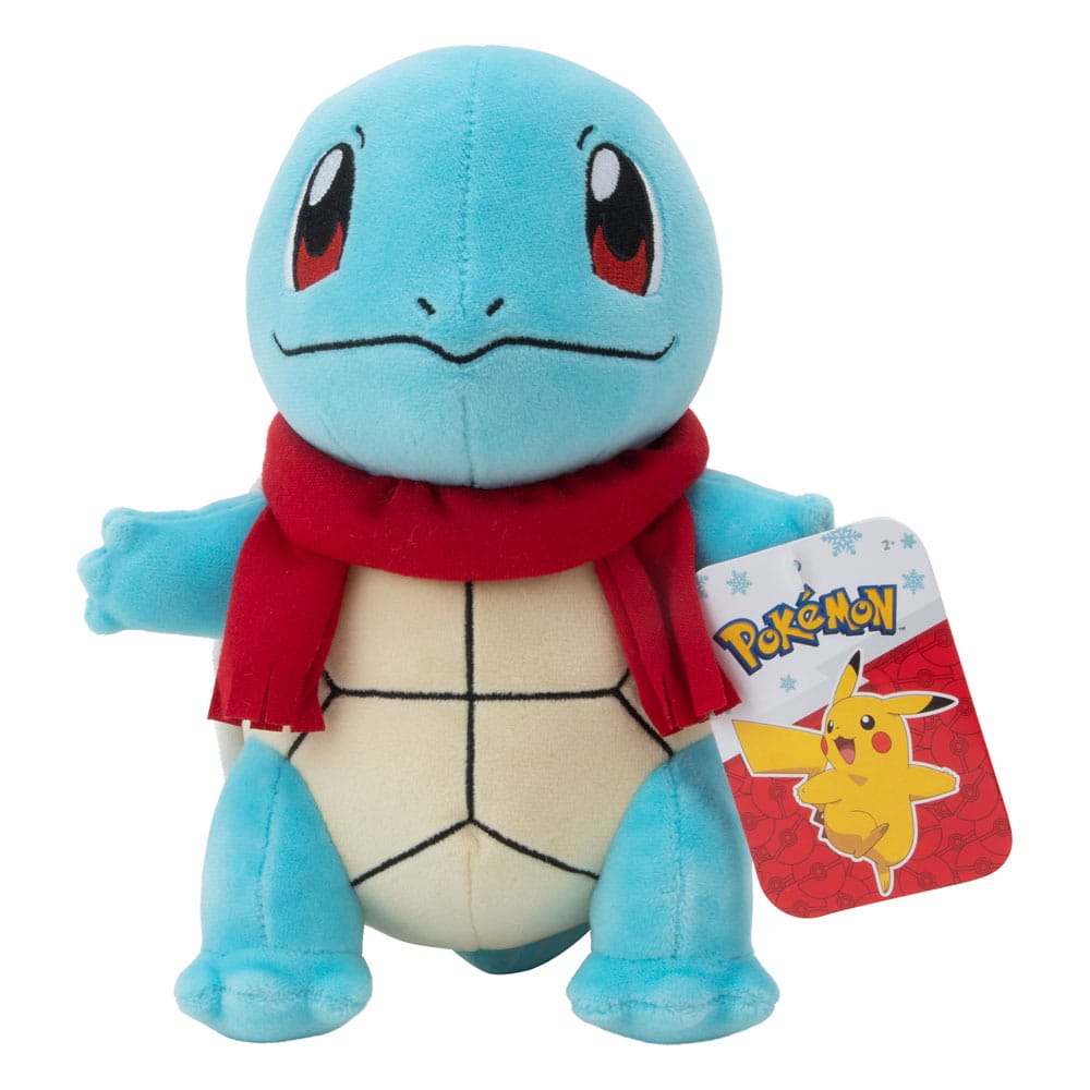 Pokémon peluche Carapuce avec écharpe 20 cm