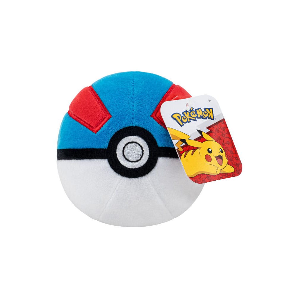 Pokémon peluche Pokeball Version 6 10 cm assortiment (6)