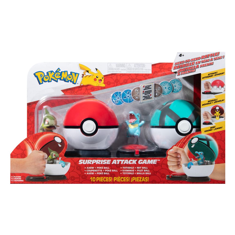 Pokémon Jeu d'attaque surprise Togetic & Poké Ball vs. Kaiminus & Filet Ball