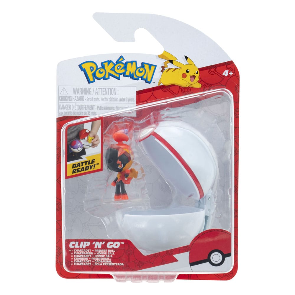 Pokémon Clip'n'Go Poké Balls Charbambin & Honor Ball