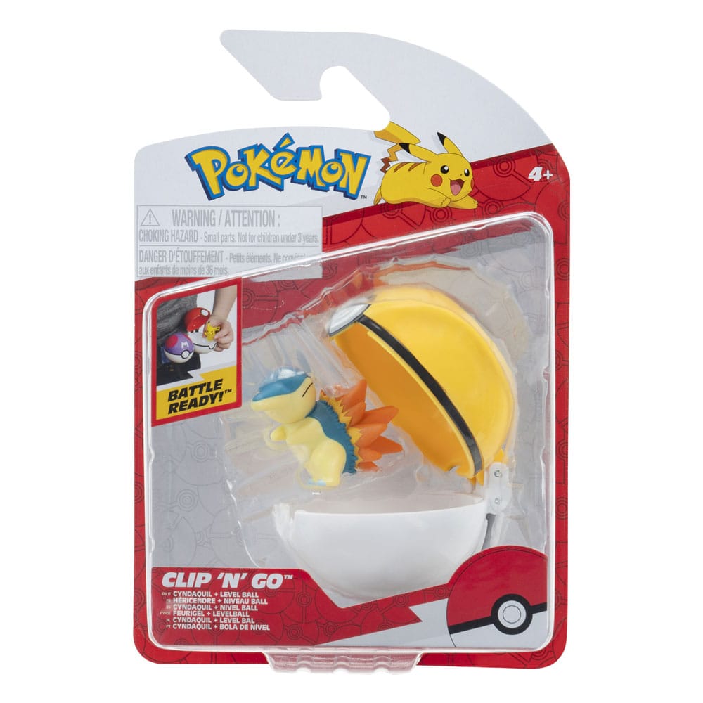 Pokémon Clip'n'Go Poké Balls Héricendre & Niveau Ball
