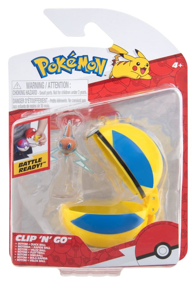 Pokémon Clip 'n' Go figurine d'action Wave 21 Motisma & Rapide Ball