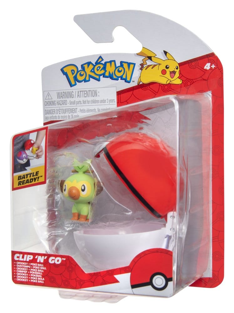 Pokémon Clip 'n' Go figurine d'action Wave 21 Ouistempo & Poké Ball